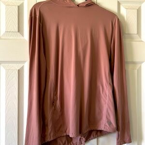 Mountain hardware rose pink long sleeve hooded sun hoodie